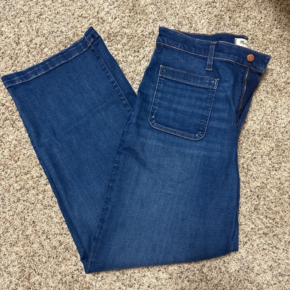 Madewell Women's Straight Leg Jeans in Deep Blue